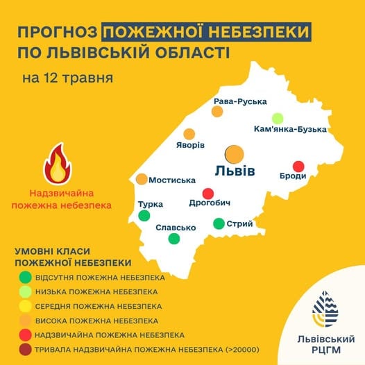 Предупреждение о пожарной опасности