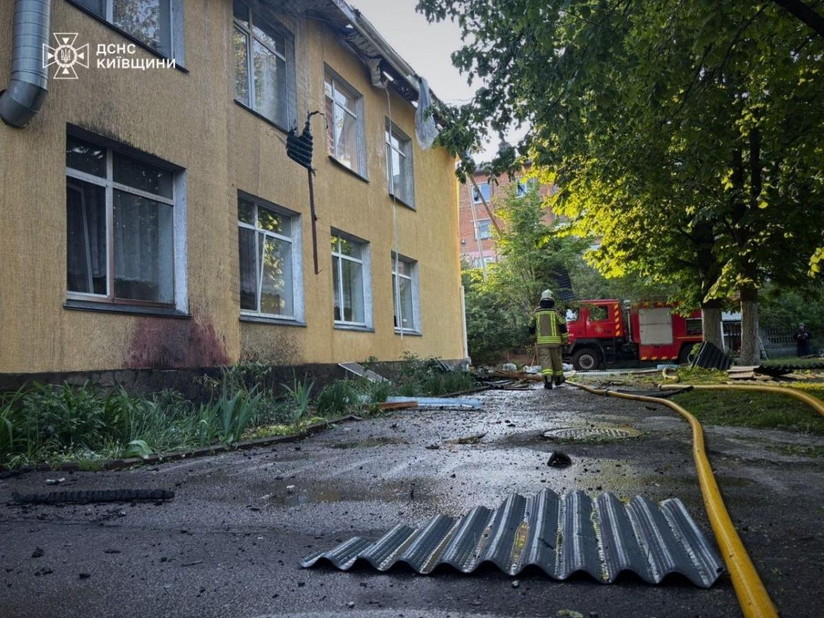 Последствия атаки РФ на Киевскую область 12 мая