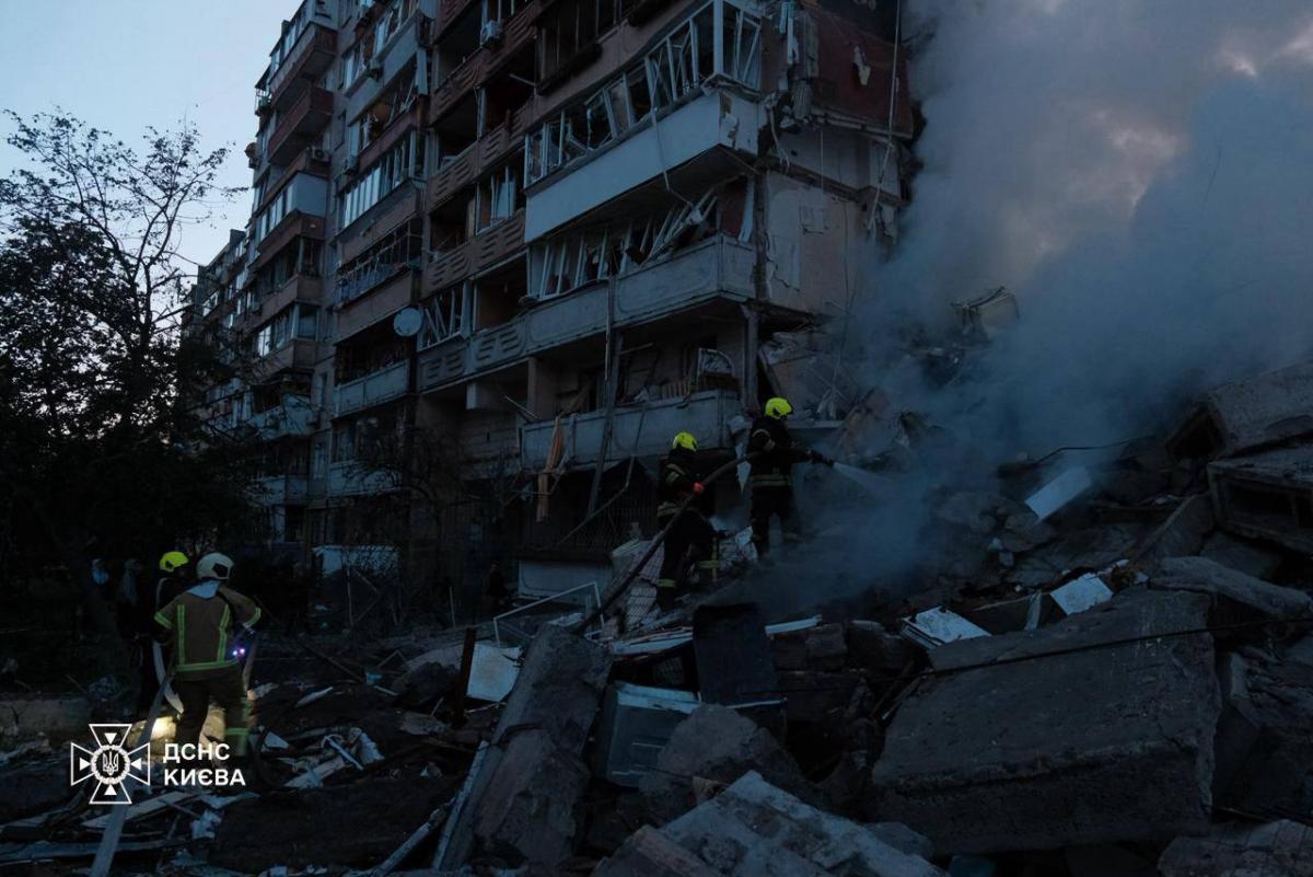 Наслідки удару РФ по Києві 14 травня