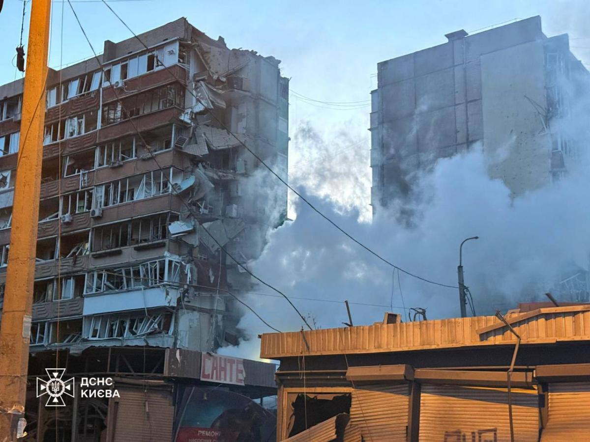 Наслідки удару РФ по Києві 14 травня
