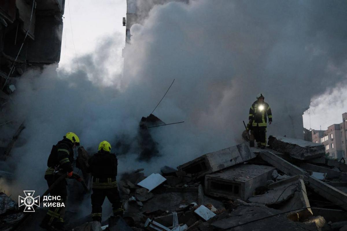 Наслідки удару РФ по Києві 14 травня
