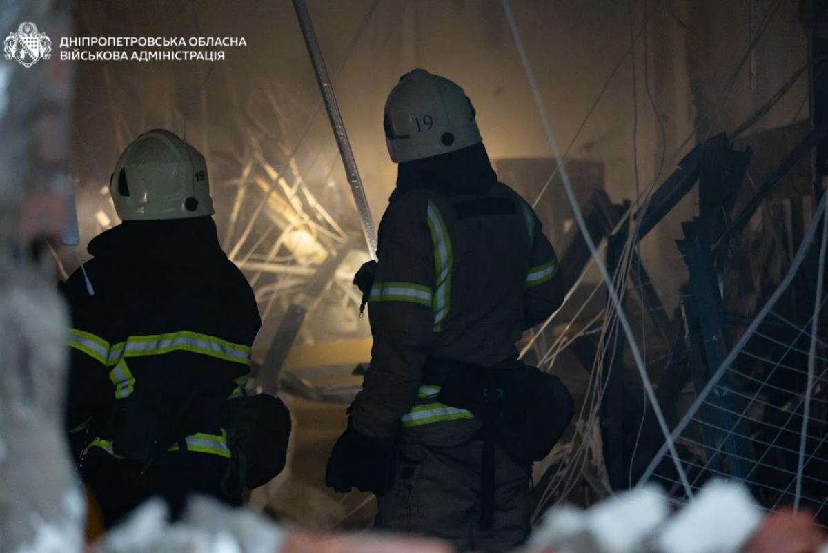 Наслідки атаки на Дніпро у ніч проти 18 травня 2026