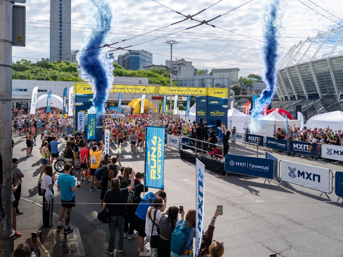 Благодійний MHP Run4Victory Київ марафон об’єднав понад 7 тисяч людей та зібрав кошти на протезування ветеранів