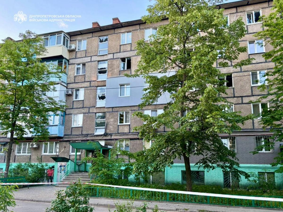 Наслідки ранкової атаки росіян 21 травня на Дніпро Наслідки ранкової атаки росіян 21 травня на Дніпро