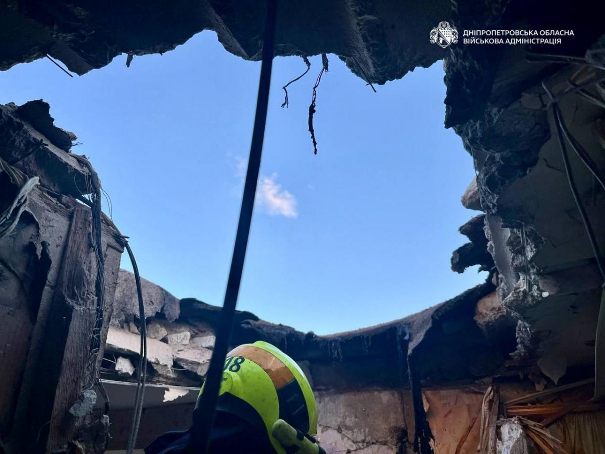 Наслідки ранкової атаки росіян 21 травня на Дніпро Наслідки ранкової атаки росіян 21 травня на Дніпро