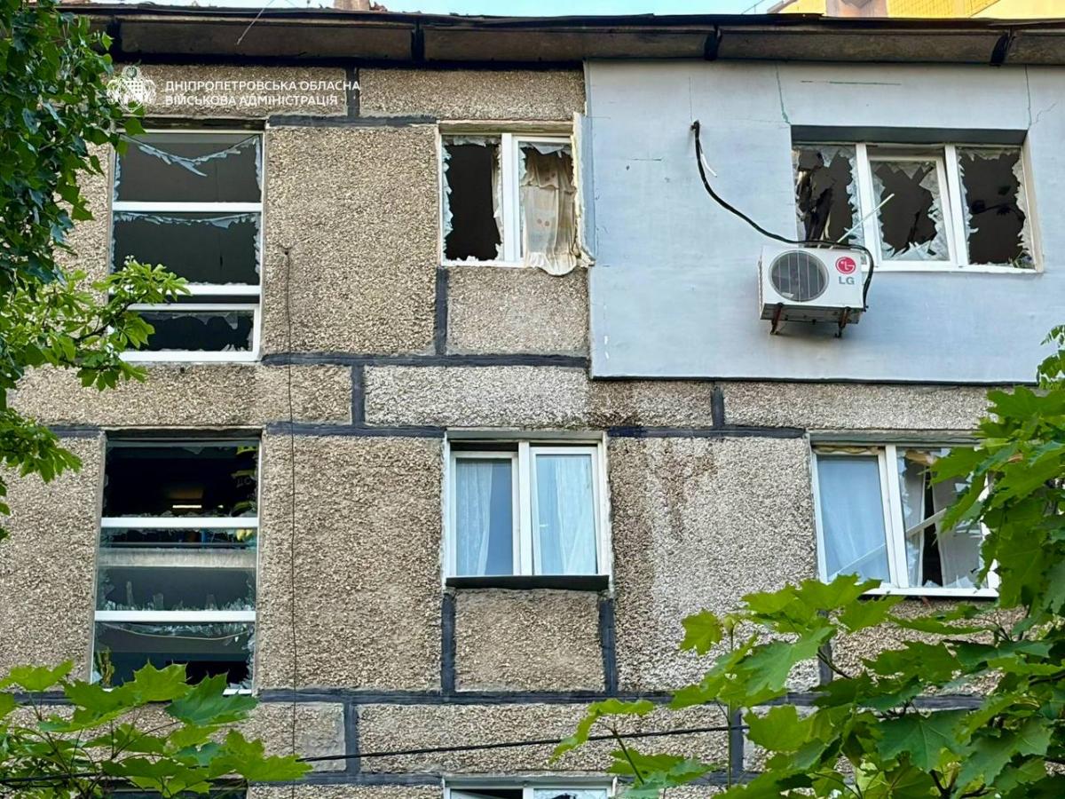 Наслідки ранкової атаки росіян 21 травня на Дніпро Наслідки ранкової атаки росіян 21 травня на Дніпро