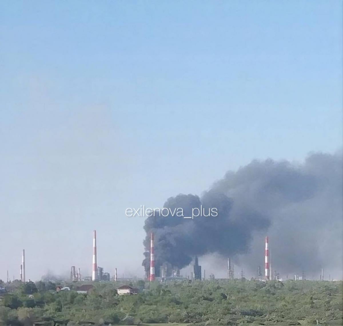 Пожар на Сызранском НПЗ Пожар на Сызранском НПЗ