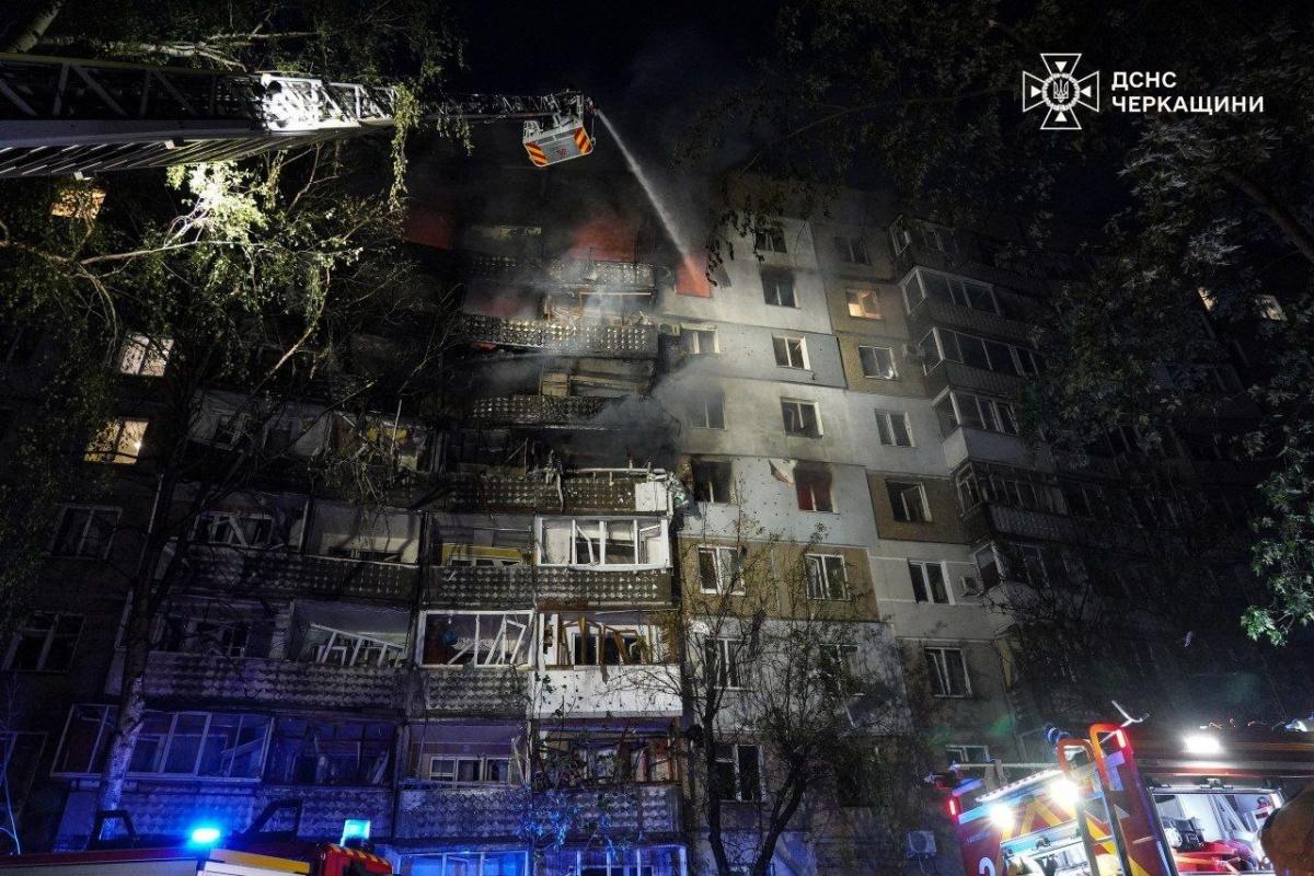 Наслідки атаки на Черкаську область 24 травня