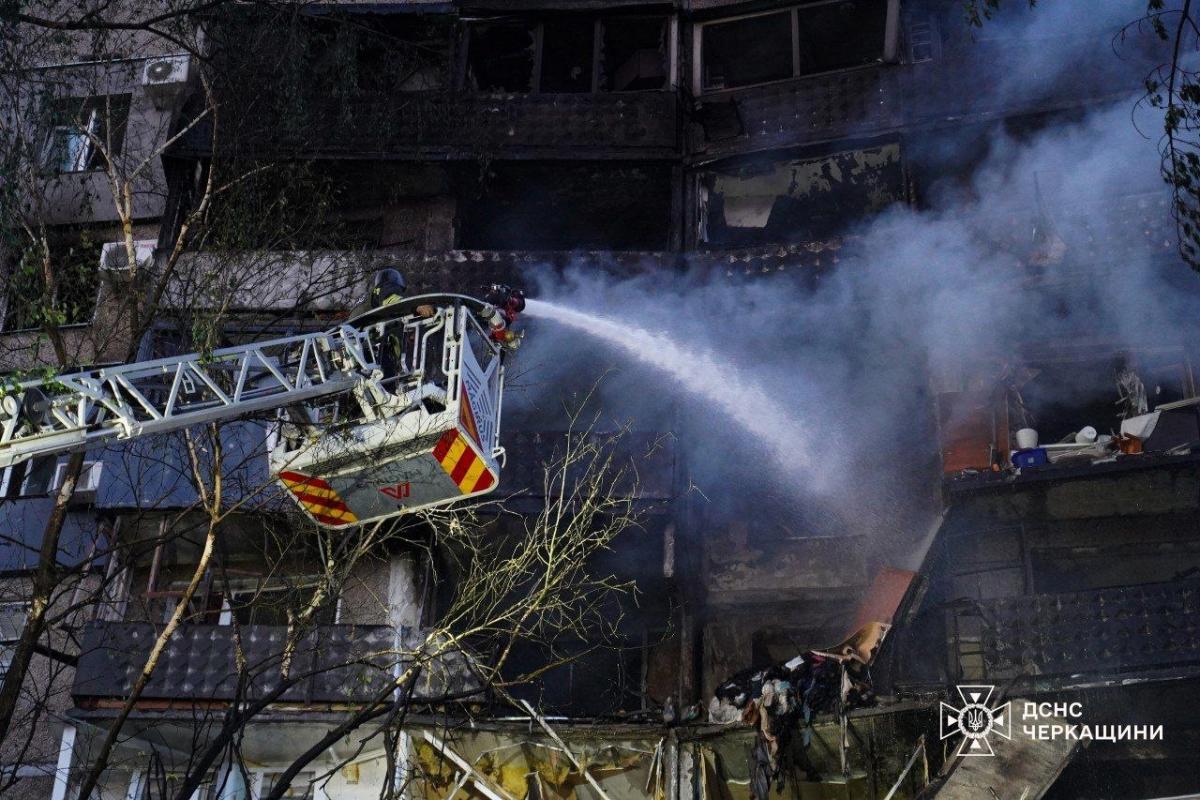 Наслідки атаки на Черкаську область 24 травня