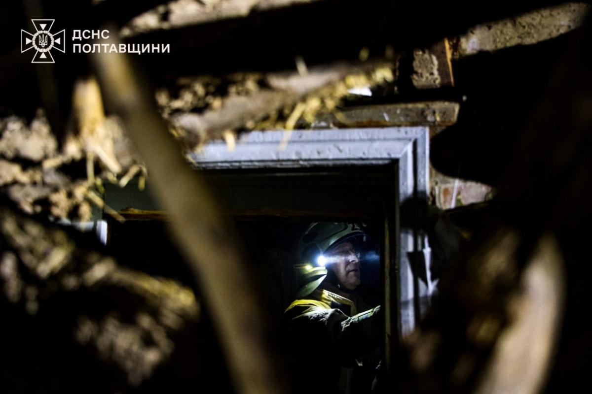 Последствия удара по Полтавщине Последствия удара по Полтавщине