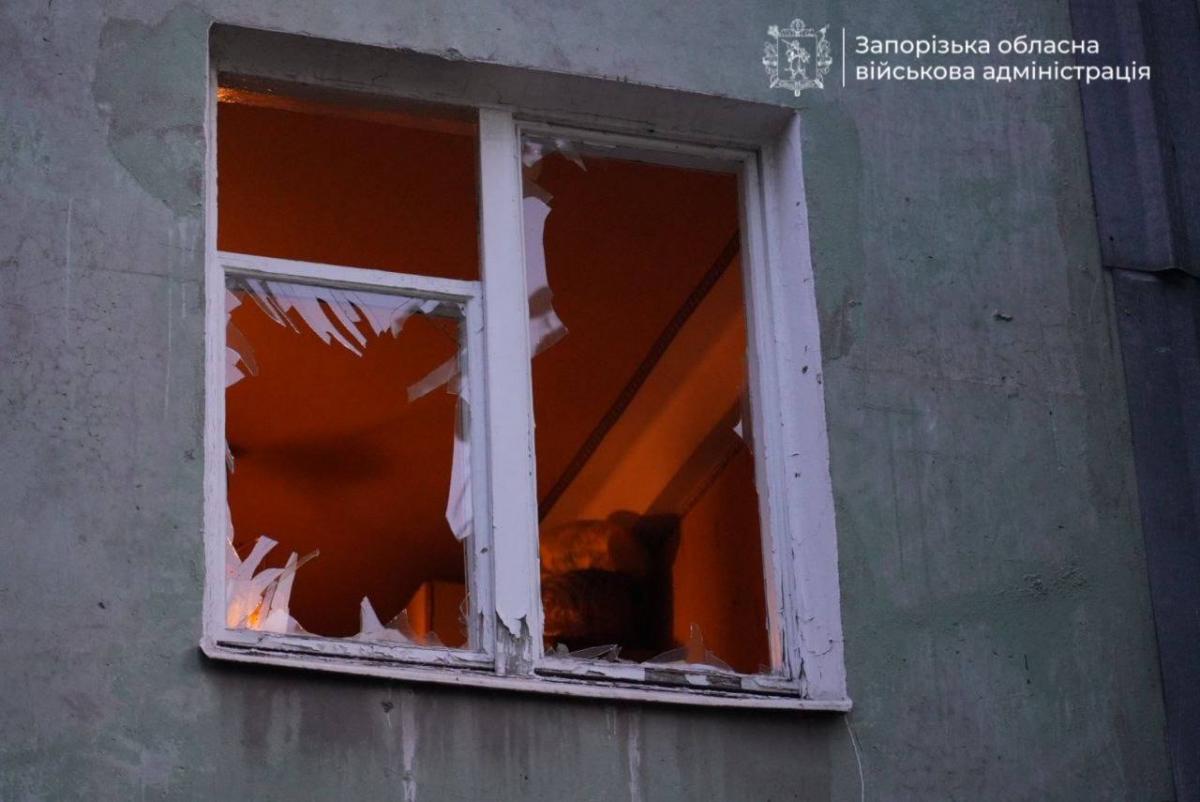 Наслідки атаки дронів на Запоріжжя 29 травня