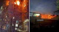 РФ атаковала Одессу: есть "прилеты",  горят многоэтажки и порт