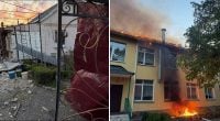 Київ та область опинилися під ударом дронів: спалахнули пожежі, є руйнування