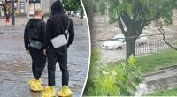 Сильный ливень накрыл Днепр: дороги превратились в потоки воды, детали