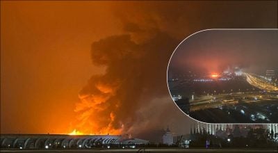 Пожар в Москве