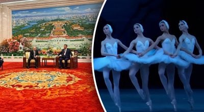 лебединое озеро, путин в китае