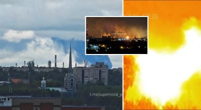 Атака дронів на Росію 