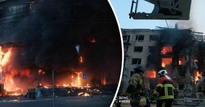 Київ у вогні після атаки РФ: руйнування по всій столиці, є постраждалі і жертва