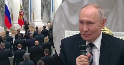 Путін тричі не зміг прокричати "ура": Кремль почав видаляти відео з конфузом