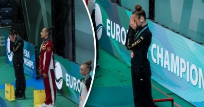 Украинские гимнастки на чемпионате Европы устроили бойкот гимнам РФ и Беларуси