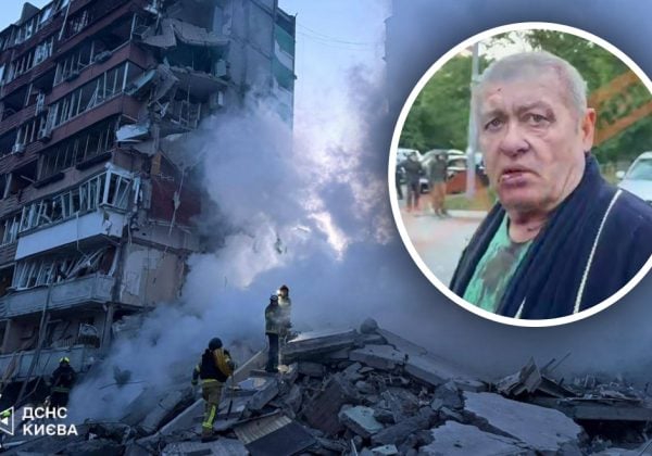 "Все горело, люди кричали": раненый житель дома в Киеве рассказал об ударе