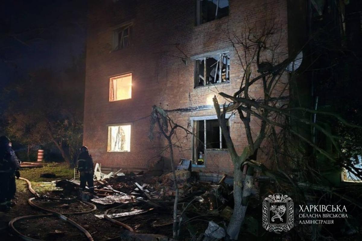 Последствия атаки на Харьков в ночь на 1 июня 2026