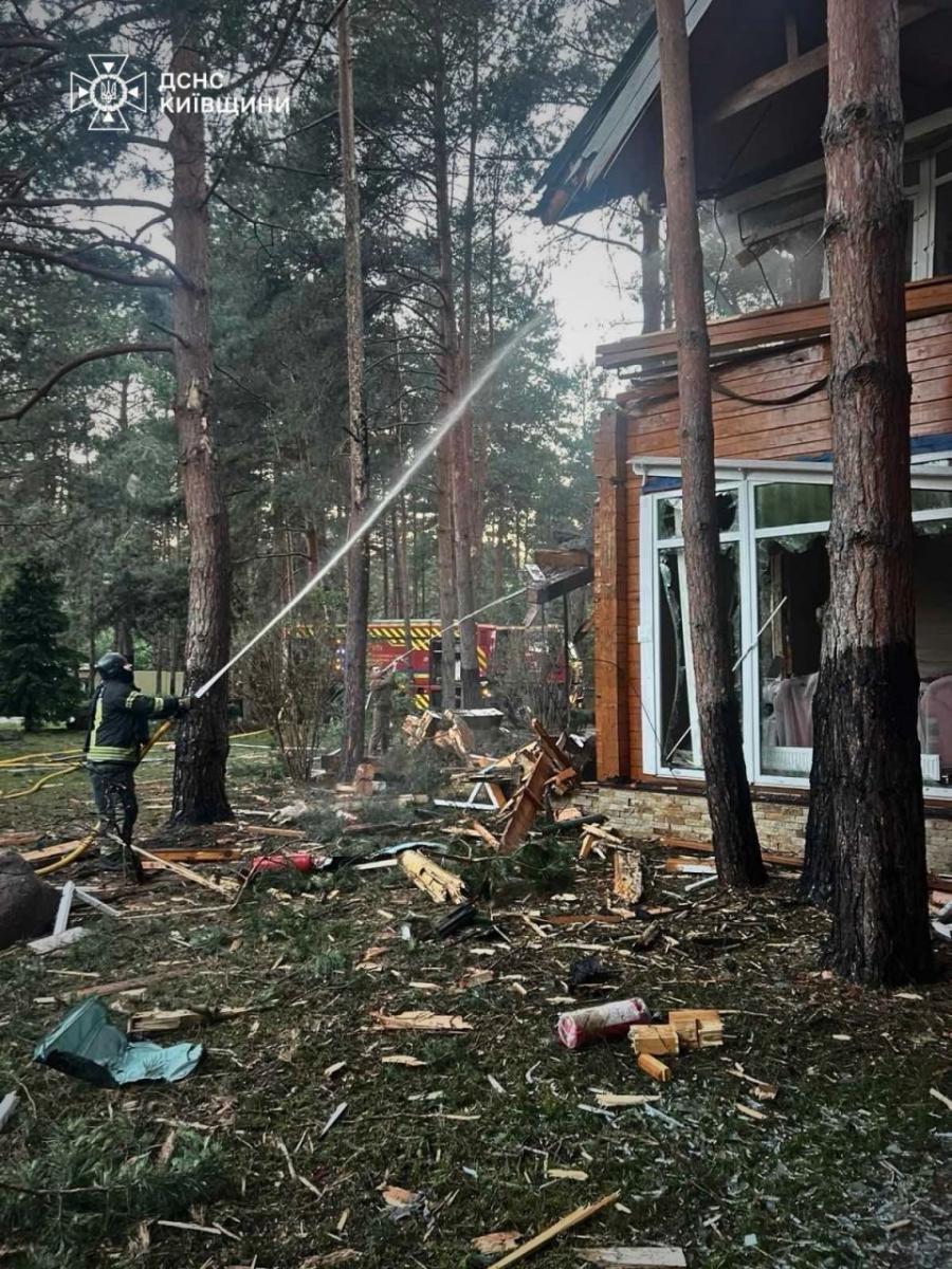 Последствия атаки на Киевщину 2 июня 2026 Последствия атаки на Киевщину 2 июня 2026