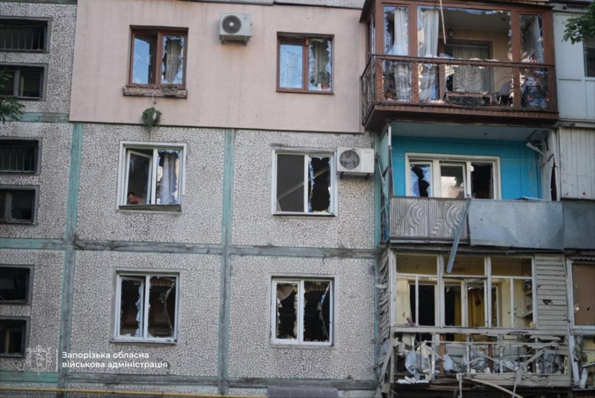 Наслідки атаки на Запоріжжя 6 червня
