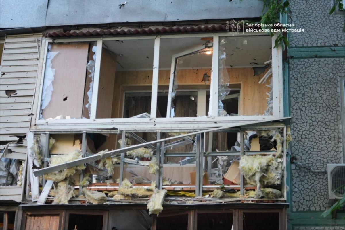 Наслідки атаки на Запоріжжя 6 червня