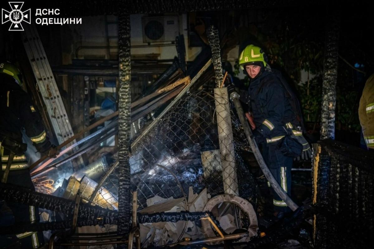 Наслідки атаки БПЛА на Одещині