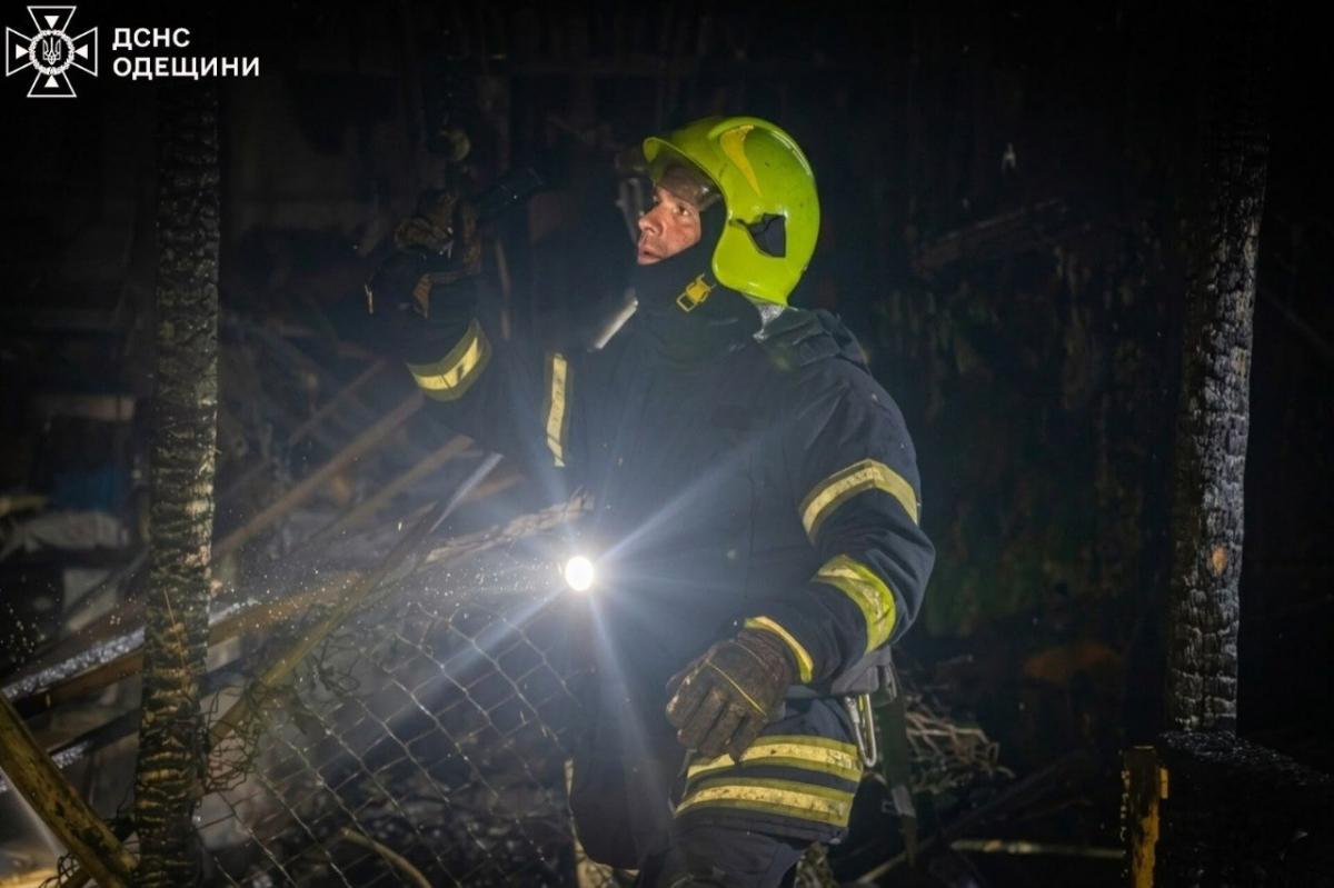 Наслідки атаки БПЛА на Одещині