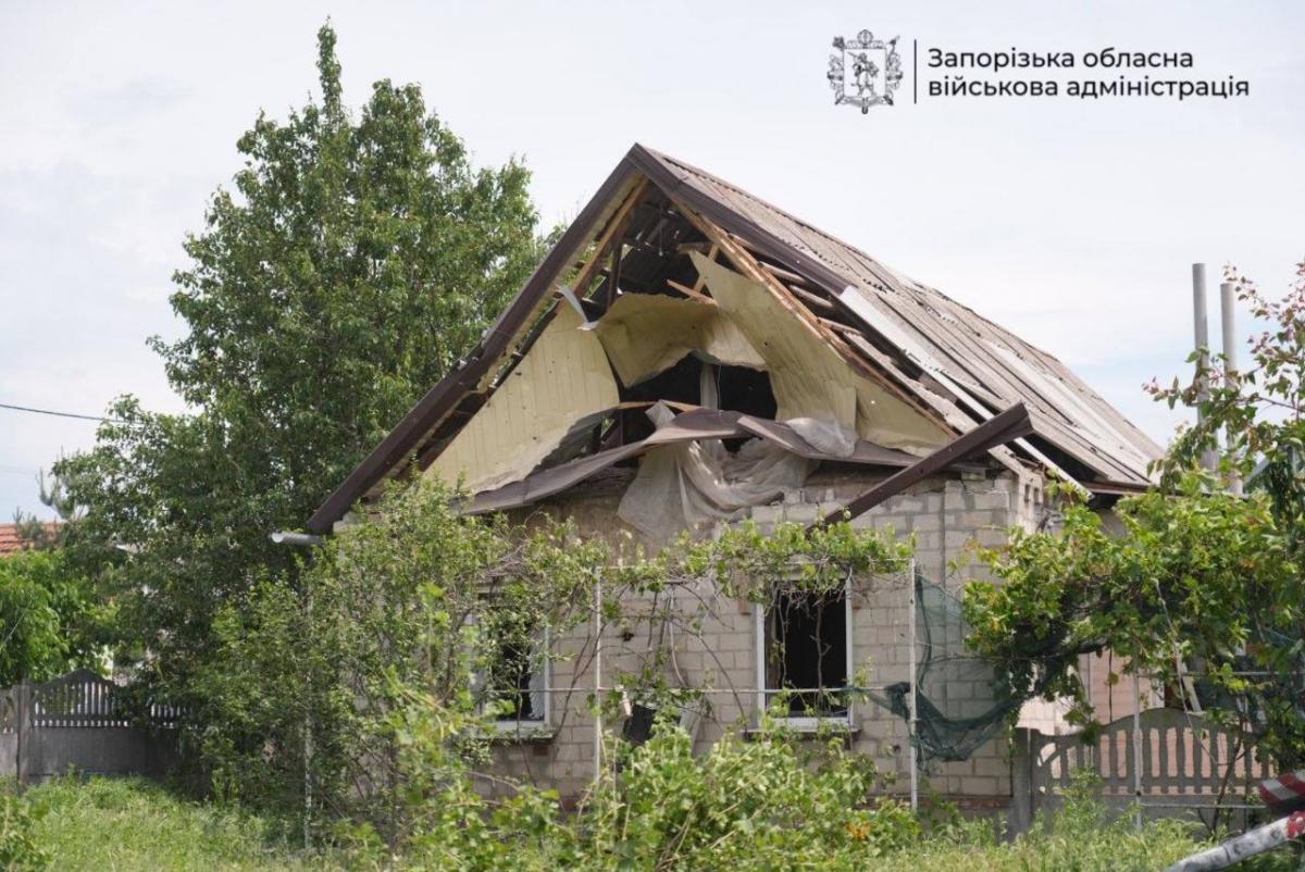 Удар по Запорізькій області 07.06.2026