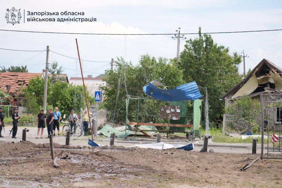 Удар по Запорізькій області 07.06.2026