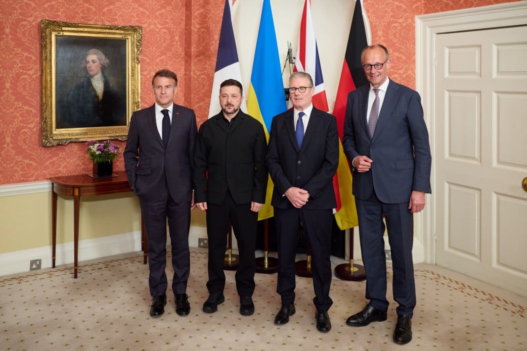 Зеленский, Макрон, Стармер, Мерц
