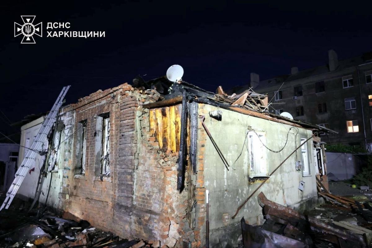 Последствия атаки РФ на Харьков в ночь на 10 июня 2026