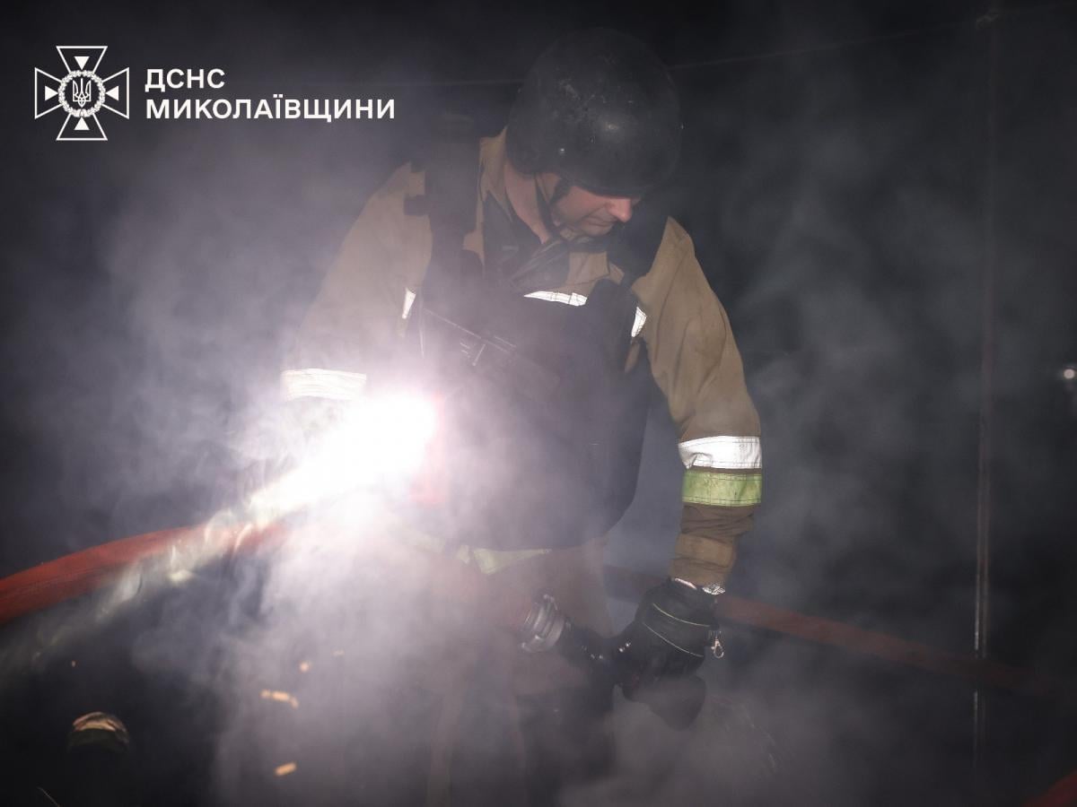 Последствия атаки на Николаев 12 июня