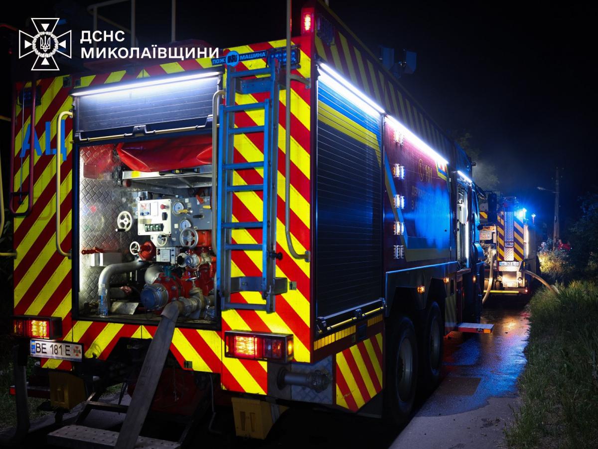 Последствия атаки на Николаев 12 июня
