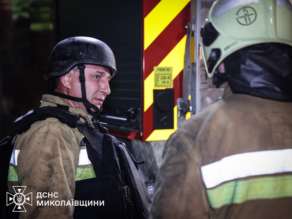 Последствия атаки на Николаев 12 июня