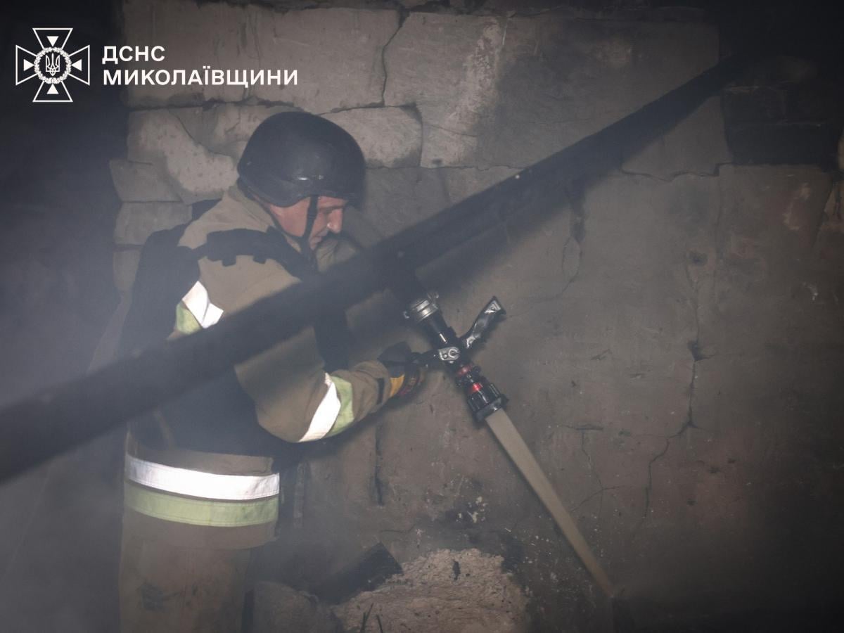 Последствия атаки на Николаев 12 июня