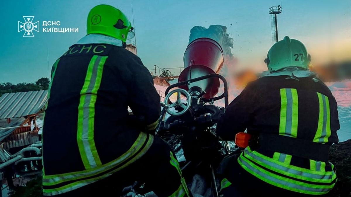 Наслідки атаки на Бориспільський район Київщини Наслідки атаки на Бориспільський район Київщини