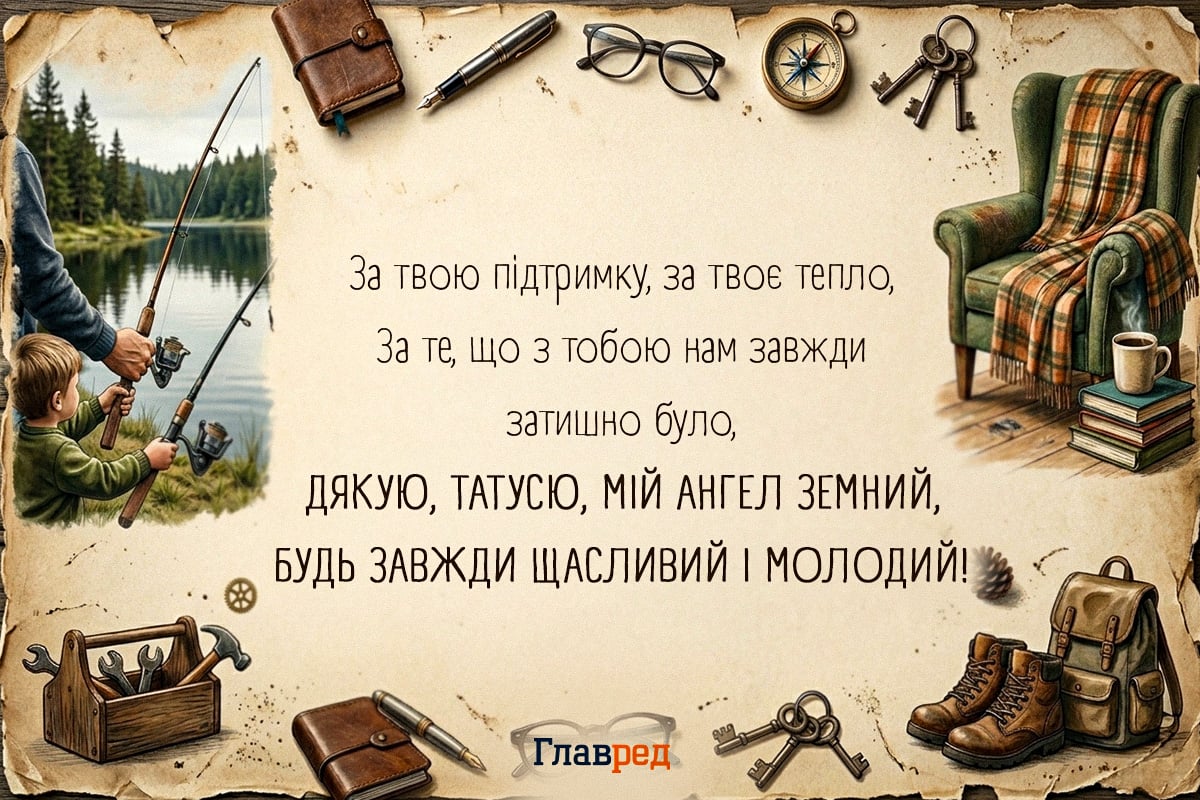 Привітання з Днем Батька Привітання з Днем Батька