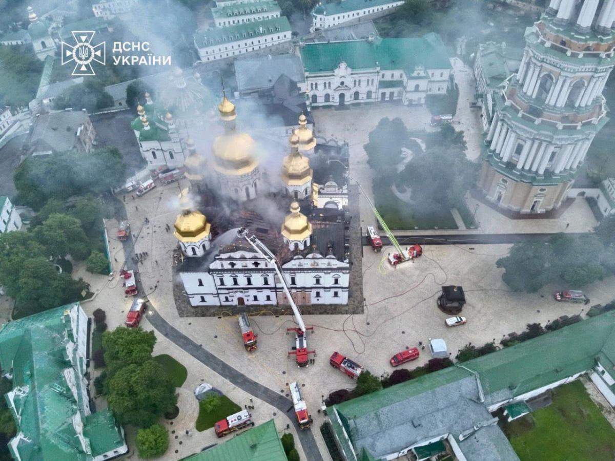 Наслідки атаки на Києво-Печерську лавру 15.06.2026