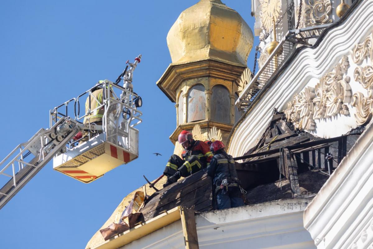 Наслідки удару по Києво-Печерській лаврі
