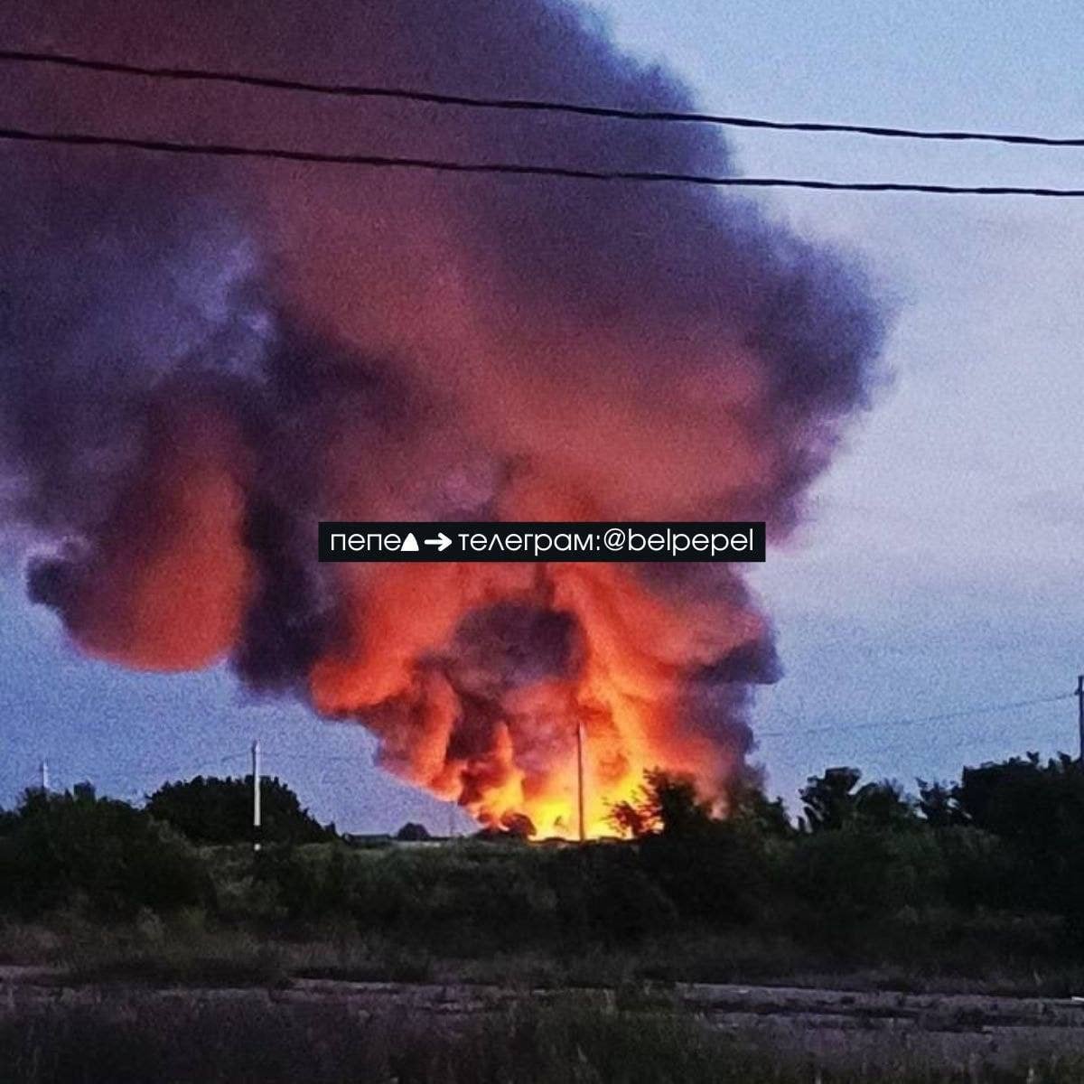 Пожар в Шебекино