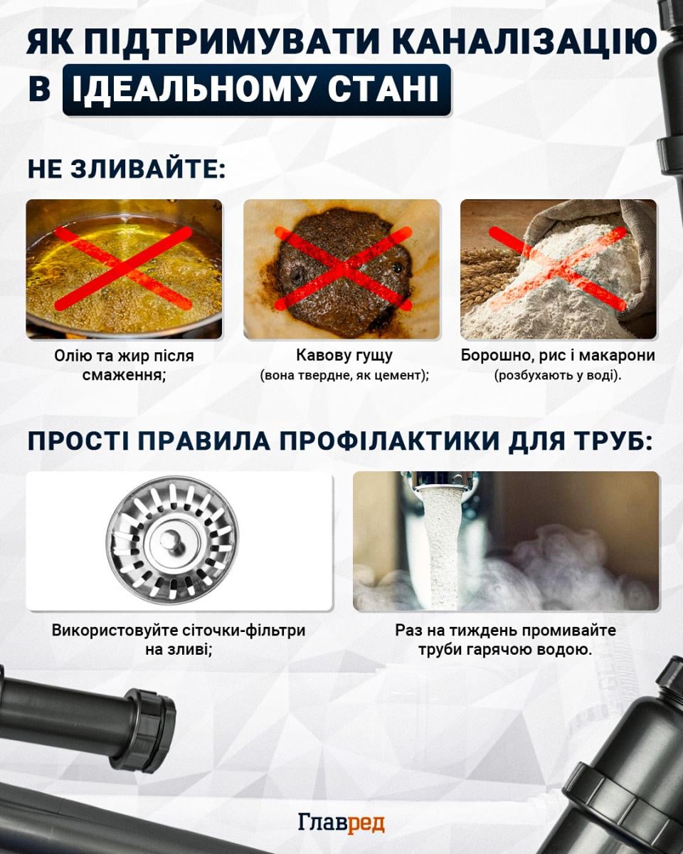 Як підтримувати каналізацію в ідеальному стані