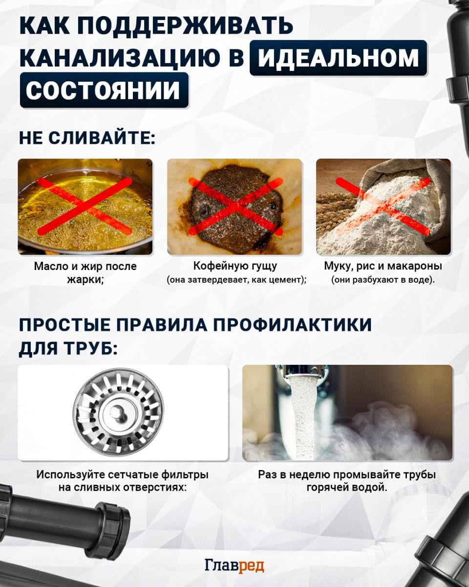 Как поддерживать канализацию в идеальном состоянии Как поддерживать канализацию в идеальном состоянии