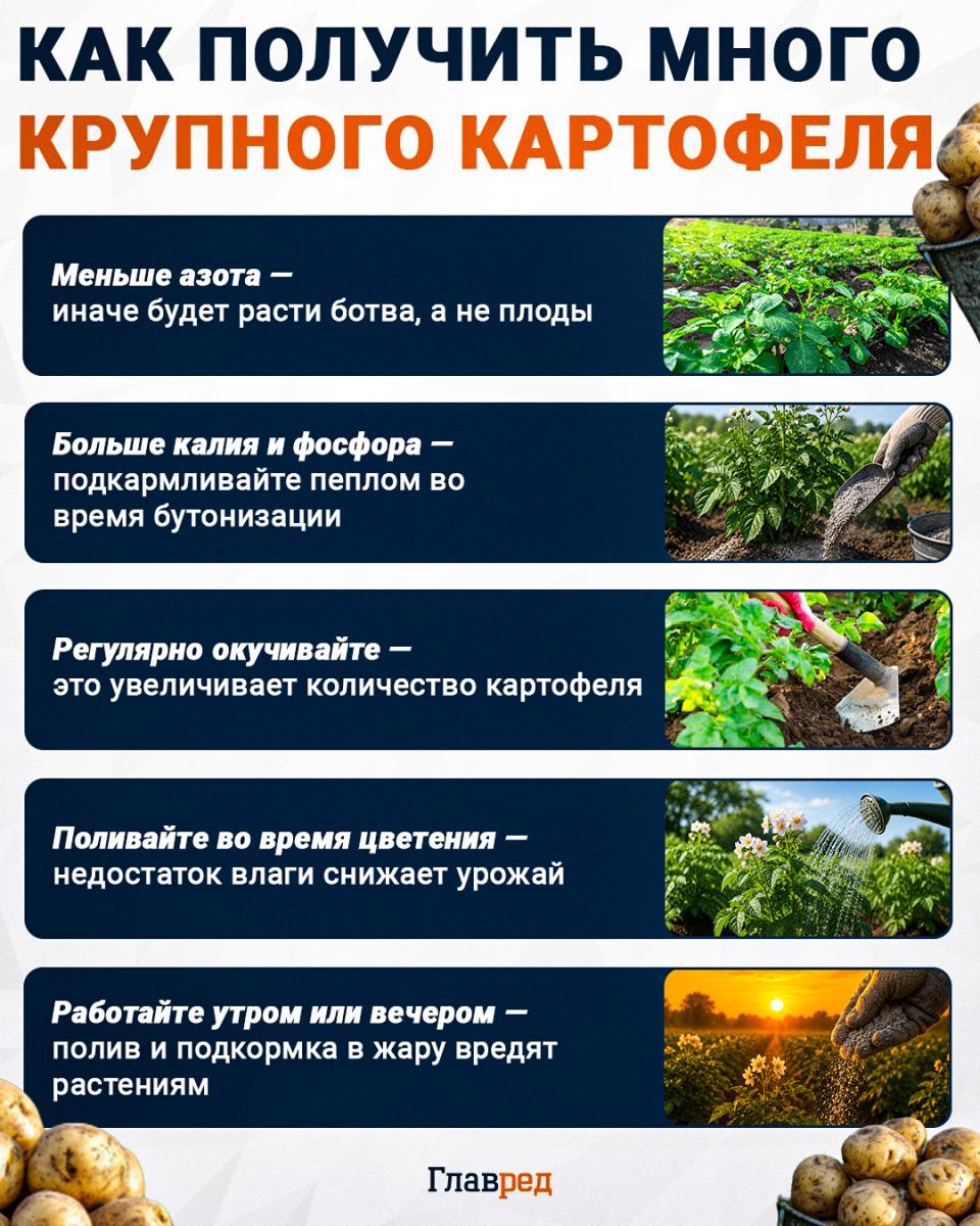 Как увеличить урожай картофеля