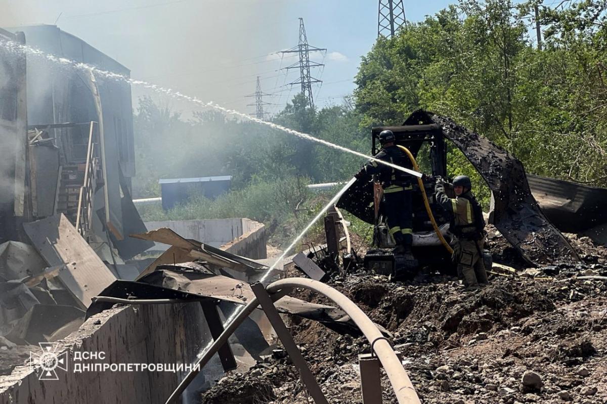 Наслідки удару по Кривому Рогу Наслідки удару по Кривому Рогу