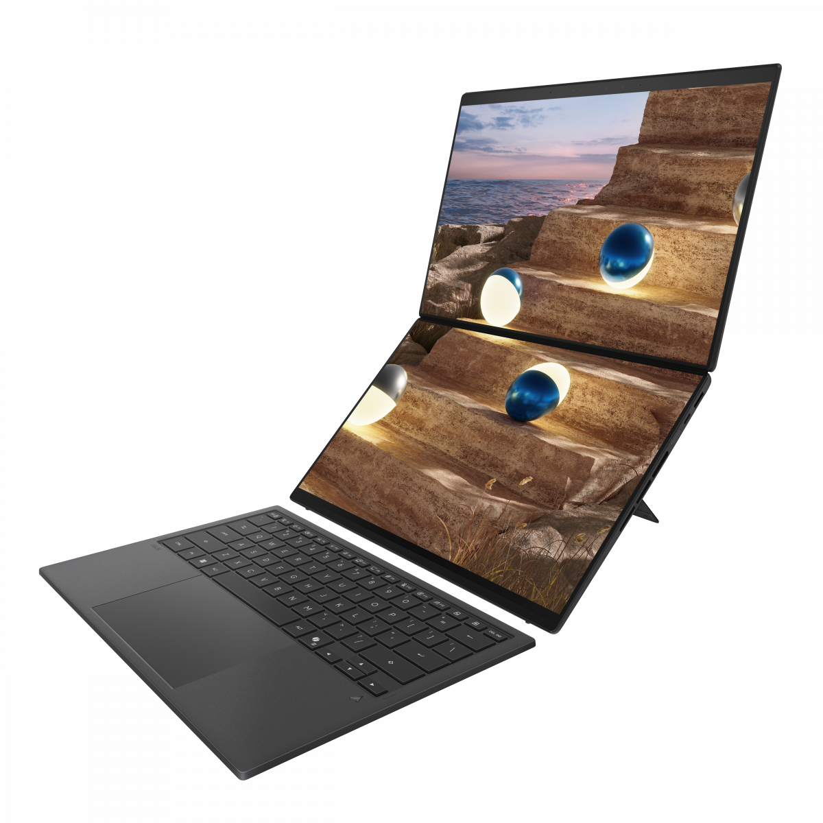 ASUS представляє в Україні Zenbook DUO (UX8407) — ноутбук із двома OLED-екранами для ефективної роботи зі штучним інтелектом