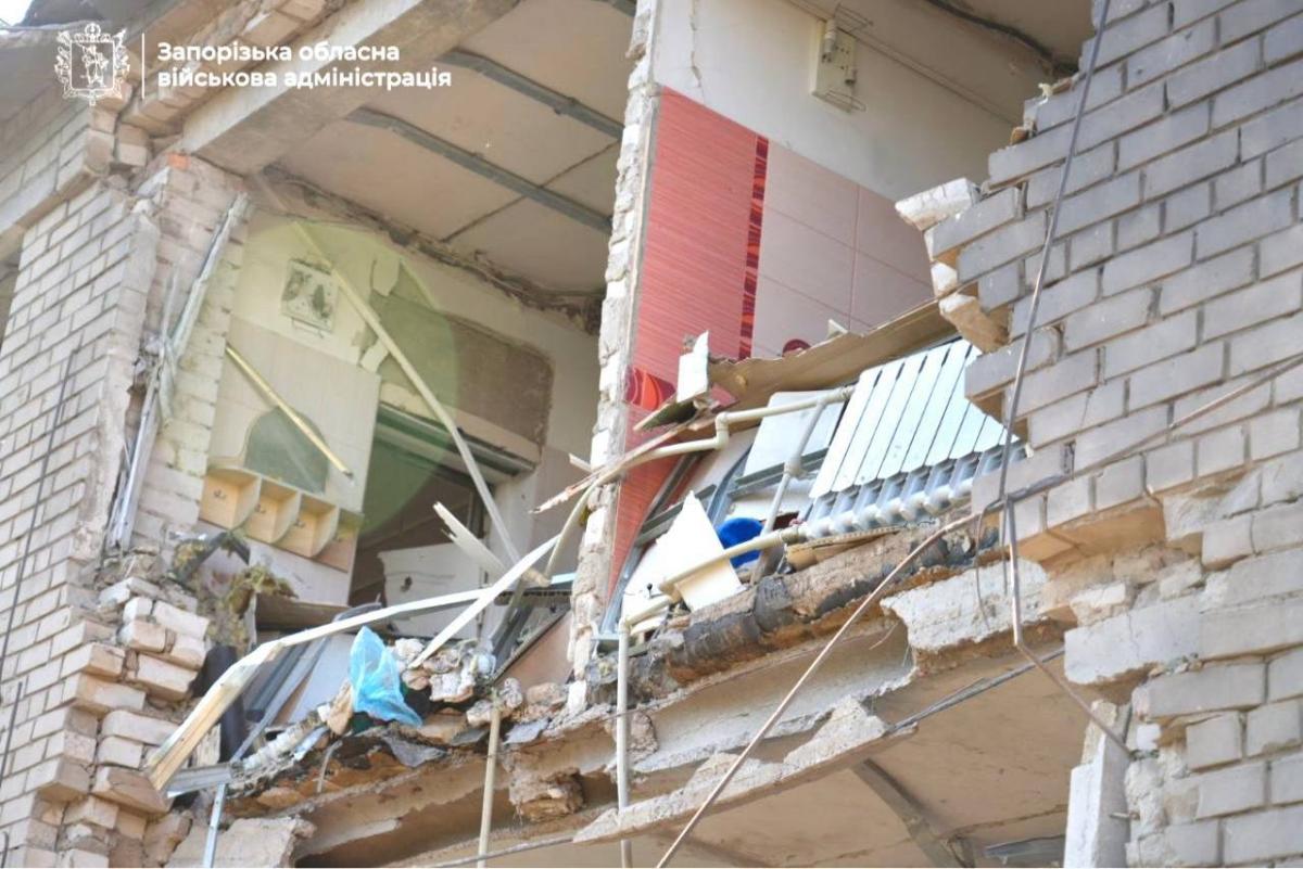 Наслідки ударів по Запоріжжю 30 червня